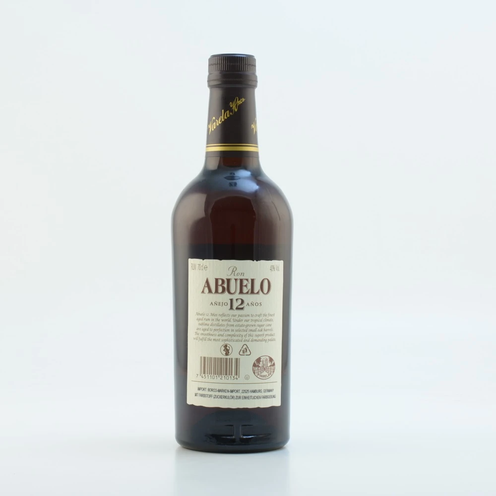 Abuelo 12 Jahre Rum 40% 0,7l 6 Abuelo 12 Jahre Rum 40% 0,7l – Bild 4