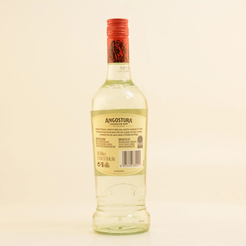 Angostura Caribbean Reserva White 3 Jahre 37,5% 0,7l 6 Angostura Caribbean Reserva White 3 Jahre 37,5% 0,7l – Bild 4