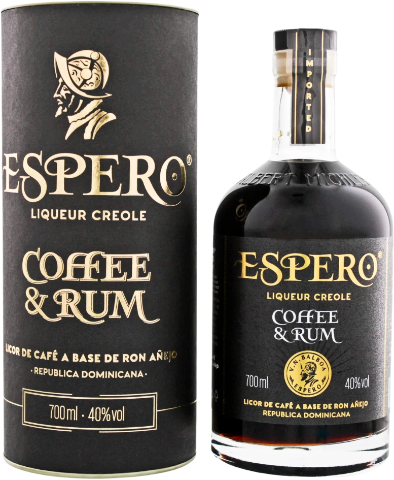 Ron Espero Liqueur Creole Coffee & Rum 40% 0,7l 4 Ron Espero Liqueur Creole Coffee & Rum 40% 0,7l – Bild 2