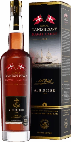 A.H. Riise Danish Navy "Naval Cadet" Rum 42% 0,7l