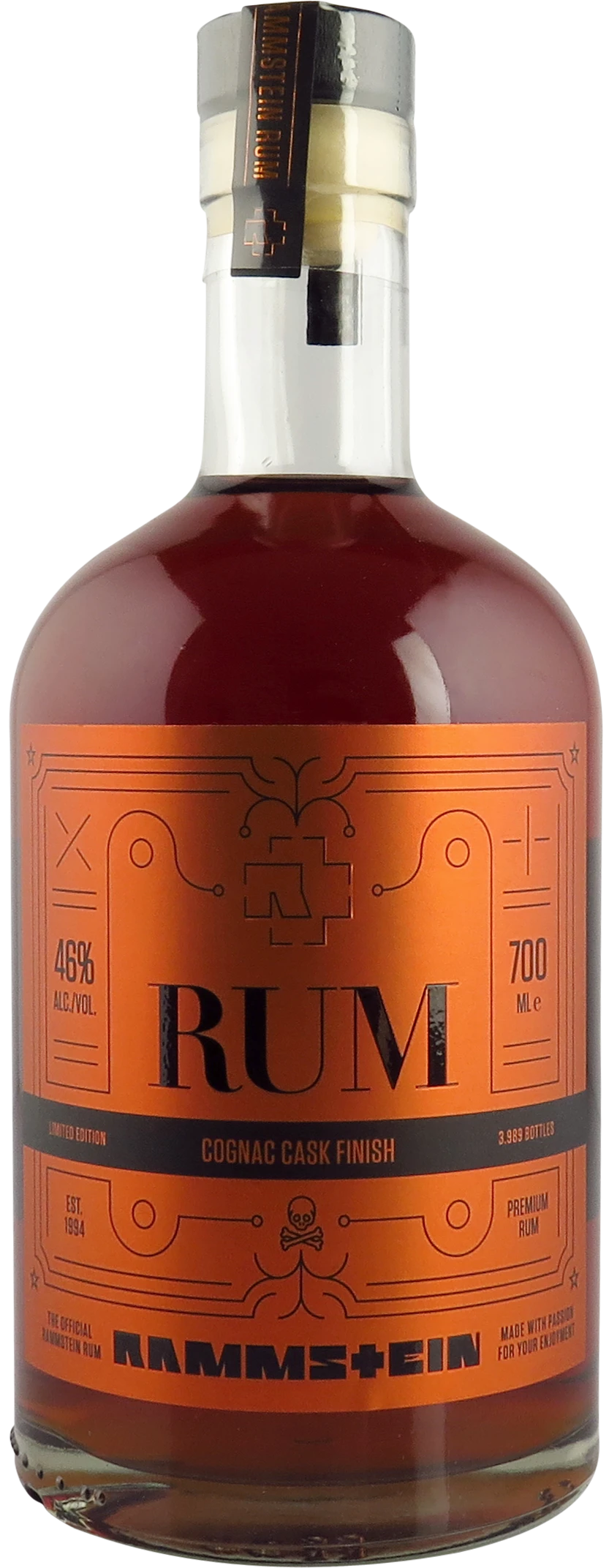 Rammstein Limited Edition 2022 Sauternes Cask Finish Rum 46% 0,7l 4 Rammstein Limited Edition 2022 Sauternes Cask Finish Rum 46% 0,7l – Bild 2