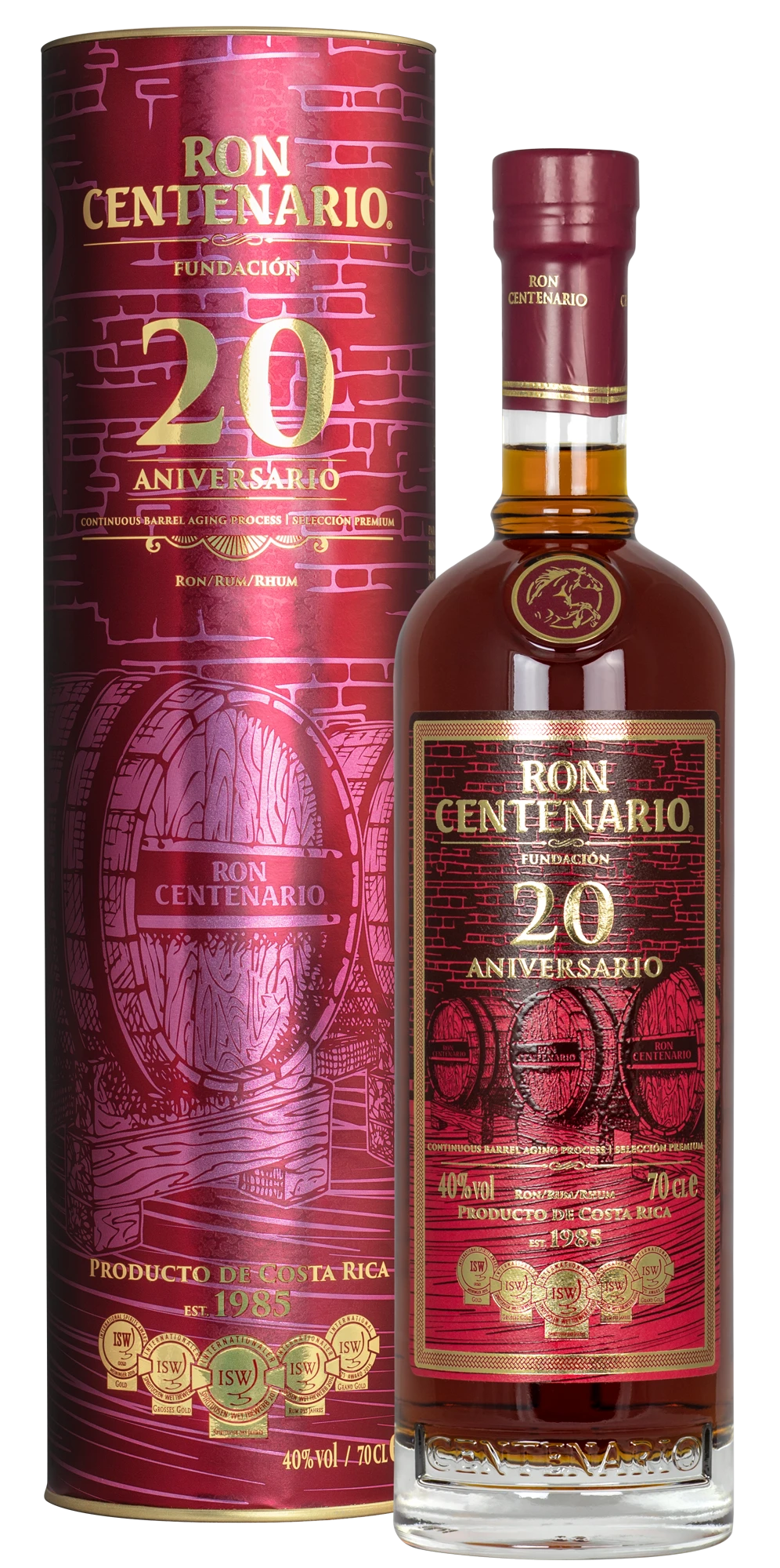 Ron Centenario 20 Jahre Fundacion 40% 0,7l 4 Ron Centenario 20 Jahre Fundacion 40% 0,7l – Bild 2