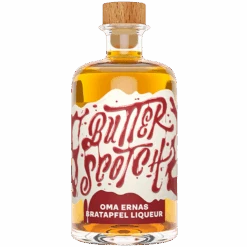 Butterscotch Oma Ernas Bratapfel Likör 20% 0,5l + 2 Shotgläser