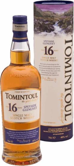Tomintoul 16 Jahre Speyside Whisky 40% 1,0l