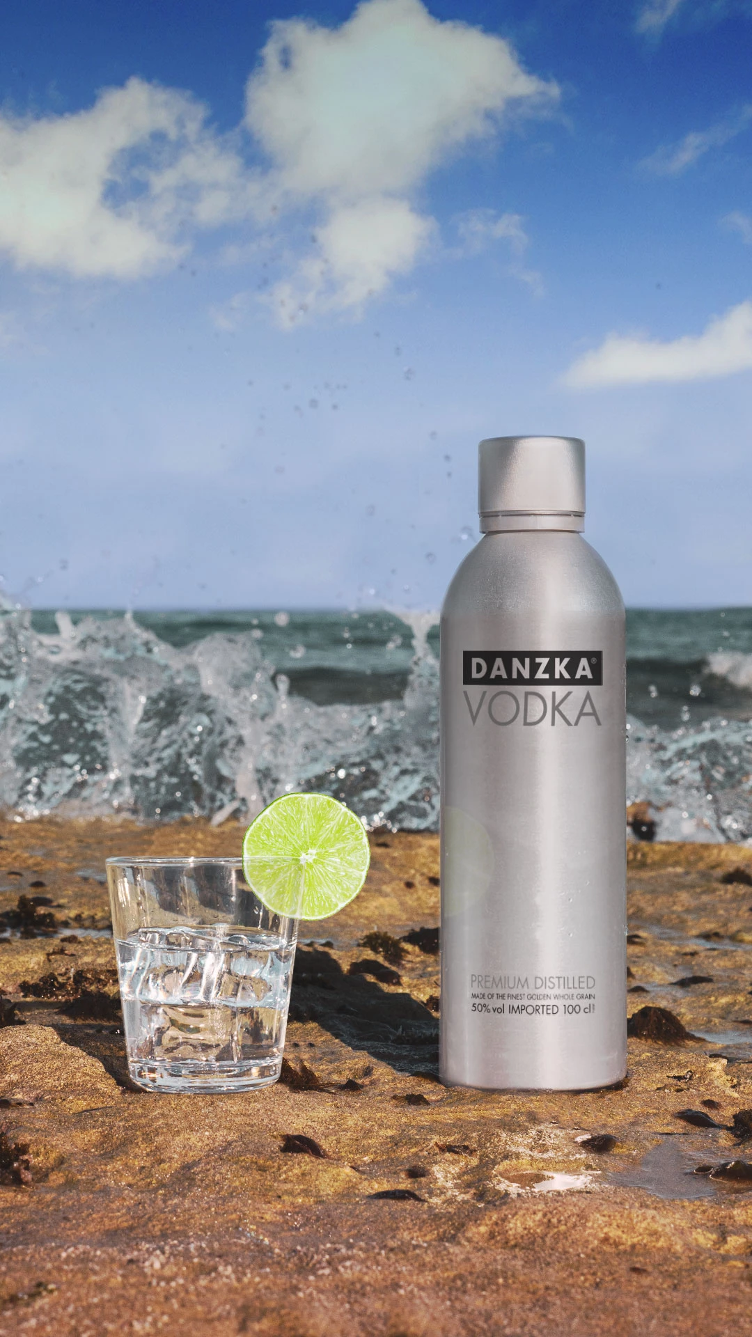 Danzka Vodka Fifty 50% 1,0l 5 Danzka Vodka Fifty 50% 1,0l – Bild 3