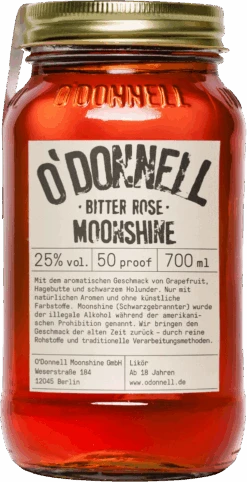 O'Donnell Original Moonshine Bitter Rose 25% 0,7l
