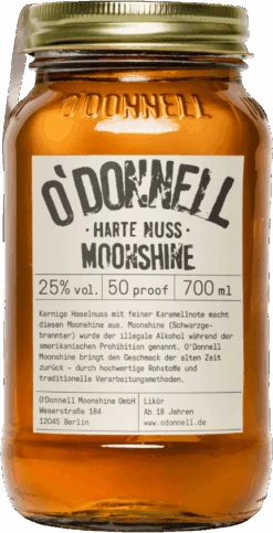O'Donnell Original Moonshine "Harte Nuss" 25% 0,7l