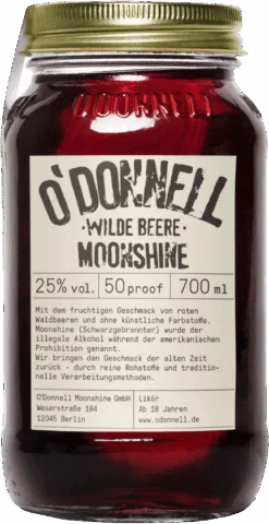 O'Donnell Original Moonshine "Wilde Beere" 25% 0,7l