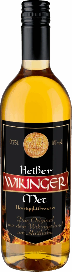 Heißer Honigglühwein Wikinger Met (Glasflasche) 10% 0,75l