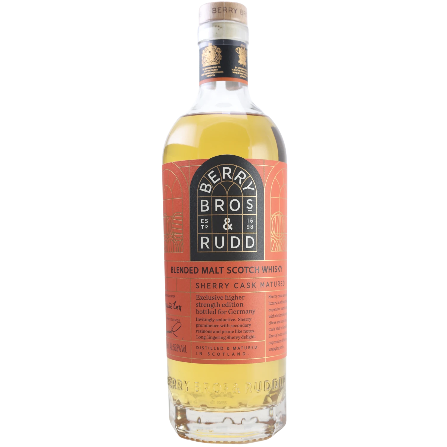 Berry Bros & Rudd Sherry Cask Whisky 55,8% 0,7l 3 Berry Bros & Rudd Sherry Cask Whisky 55,8% 0,7l