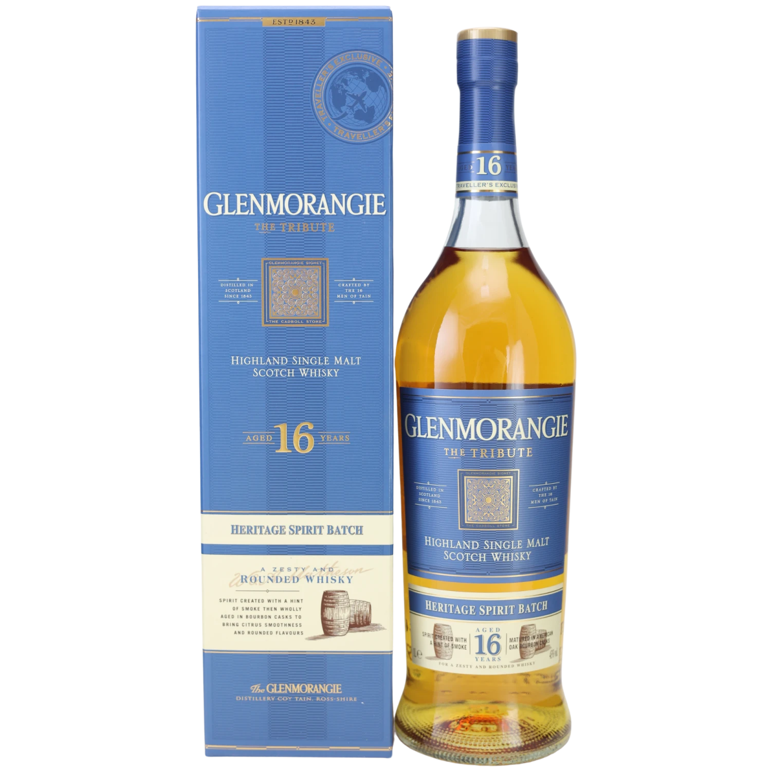 Glenmorangie The Tribute 16 Jahre Highland Whisky 43% 1,0l