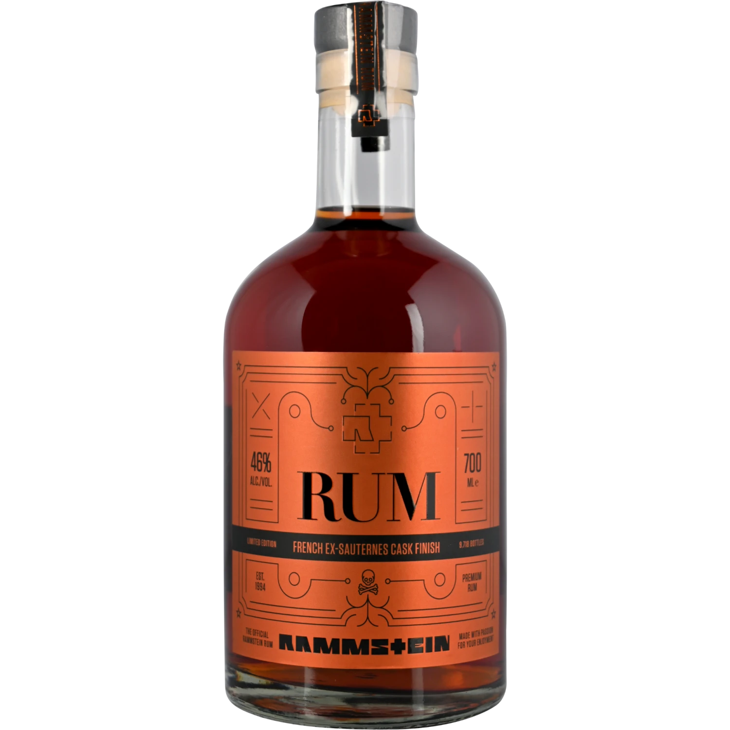 Rammstein Limited Edition 2022 Sauternes Cask Finish Rum 46% 0,7l 3 Rammstein Limited Edition 2022 Sauternes Cask Finish Rum 46% 0,7l