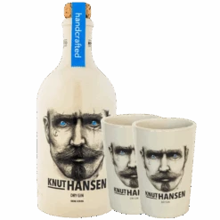 Knut Hansen Dry Gin 42% 0,5l + 2 Becher