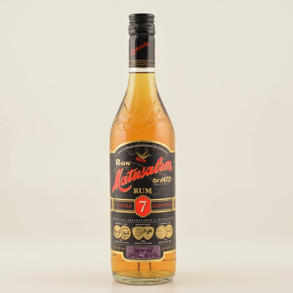 Matusalem Solera 7 Rum 40% 0,7l 4 Matusalem Solera 7 Rum 40% 0,7l – Bild 2