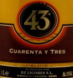 Likör 43 Licor Cuarenta Y Tres 31% 1,0l -Alkohol Rabatte unbekannt 827a