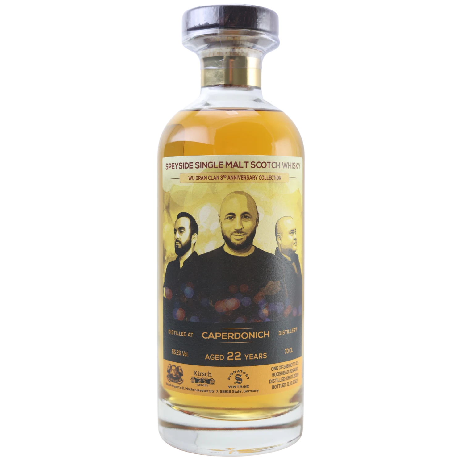 Signatory Caperdonich 22 Jahre Wu Dram Clan Single Malt Whisky 55,2% 0,7l 3 Signatory Caperdonich 22 Jahre Wu Dram Clan Single Malt Whisky 55,2% 0,7l
